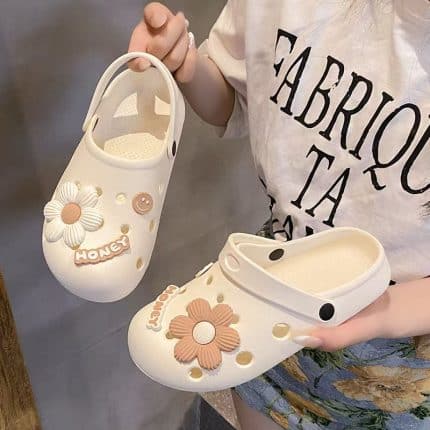 Honey Flower Clogs – Cute Charm Clogs in 4 Colors