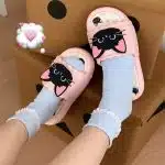 Cute Cat Face Slippers - Image 4