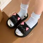 Cute Cat Face Slippers - Image 2