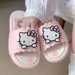 Hello Kitty Polka Dot Ruffled Slippers - Image 6