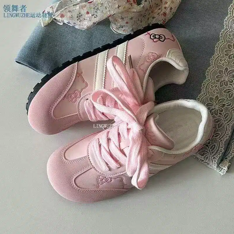 WechatIMG4175 Cute Cartoon Embroidered Casual Sneakers | Lightweight Everyday Shoes - Image 1