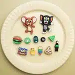 Tom & Jerry Cartoon Clog Charms Set | Fun Character & Snack Shoe Charms